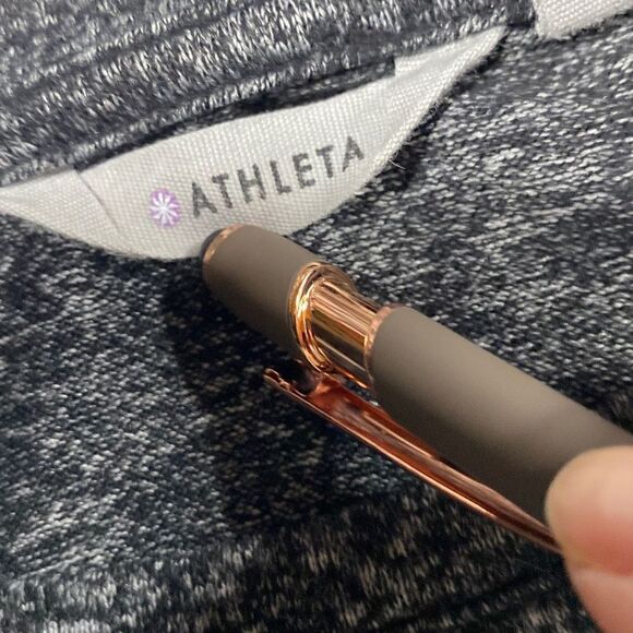 Athleta Luxe Pose Long Sleeve Crew Neck Comfy Sweater Thumb Holes S - Picture 8 of 12